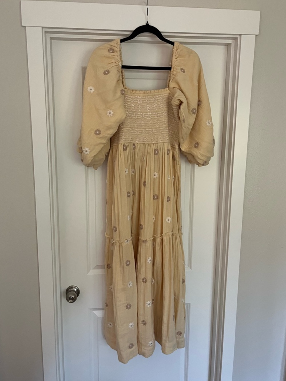 Free People Dahlia Embroidered Maxi Dress - Size L